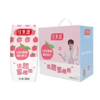 佳果源 100%蜜桃复合果汁 200ml×12瓶 礼盒装