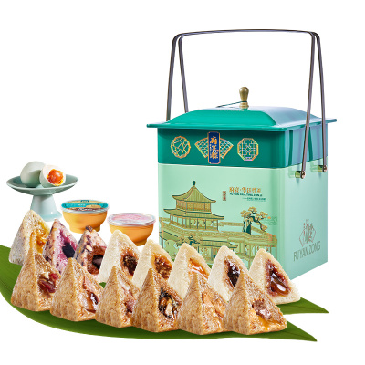 鲜品屋-2.45kg府宴•华廷尊礼端午粽子鸭蛋礼盒臻味端午鲜品屋