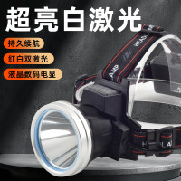 黑蝎头灯强光充电超亮头戴式锂电巡逻户外大泛光照明矿灯长续航 HL-06-A[标准版]头灯+18650*4