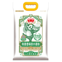 鲁花面粉熊猫系列福花有麦香的小麦粉多用途麦芯面粉5kg*1袋
