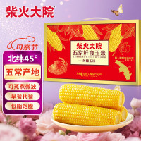 柴火大院 五常黄糯玉米3.52斤(220g*8根) 杂粮礼盒 低脂早餐