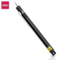 得力(deli)镭射红外线 红光激光笔远光50-100米 使用7号干电池(黑)3933 单位:支