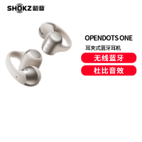 韶音(SHOKZ)[重磅新品]OpenDots ONE耳夹式耳机开放式蓝牙耳机动钛圈E310 星际白