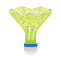 sportsoul夜光防风羽毛球耐打高弹力羽毛球 3支装 黄色