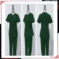 伟月护士服(夏)装-绿色