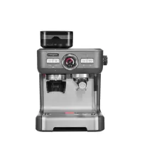 东菱(Donlim)DL-5700D双加热半自动咖啡机家用商用意式研磨一体打奶泡机