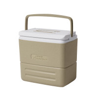 牧高笛(MOBIGARDEN) 极冰保温箱 户外露营野餐便携车载冷藏箱大容量手提保温箱 手提款/暖沙色17L