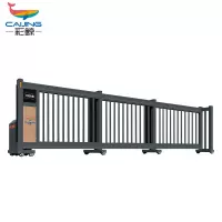 CJ-DHM1012智能电动段滑门平移门工厂单位电动大门分段直线门