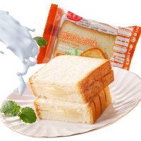 炼乳芝士面包夹心吐司500g营养早餐家中常备糕点面包零食