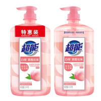 超能 白桃苏打洗洁精 快速去油洁净无忧 白桃清新祛味1.5kg*2(单位:瓶)