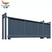 CJ-ZXM1008智能电动段滑门平移门工厂单位电动大门分段直线门