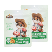三只松鼠甘草桃肉零食蜜饯果脯桃干小吃桃子果干60g*2袋