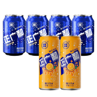 正广和 苏打汽水 橙汁汽水 4+2组合装
