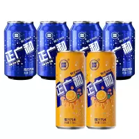 正广和 苏打汽水 橙汁汽水 4+2组合装