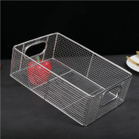 小窝厘 不锈钢网篮提孔滤水架长方形网筐