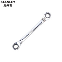 史丹利STANLEY 公制双梅花双向棘轮快扳10x11mm 双头呆扳手汽修工具91-591-1L-22企业专享