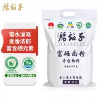 腰站子 新疆奇台富硒面粉10斤面食烘焙中强筋小麦家庭通用粉