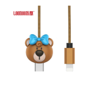 乐默(LOOMOO) 泰迪熊Type-C快充数据线 LCB-190