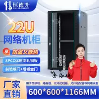 恒德升 机柜HDS-A427SB6622 网络机柜 19英寸国际标准机柜 22U