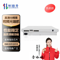 恒德升 8路物理隔离千兆网络光端机+上行万兆光口(不含光模块)HDS-A059SBH600-SFP8GE