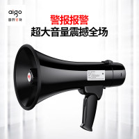 爱国者手持喊话器大喇叭扩音器录音宣传摆摊叫卖器小型大声公扬声器 A58尊贵长续航版(黑色)