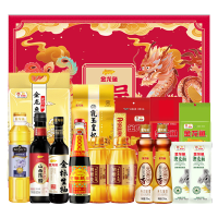金龙鱼大礼包米面油伴手礼五谷杂粮调味品员工福利团购优惠礼盒装礼物 金龙鱼龙凤呈祥大礼包G款