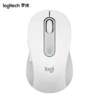 罗技(Logitech)M650鼠标 无线蓝牙鼠标 轻音鼠标 办公鼠标 双模 M650-M白色910-006392