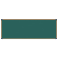 晨光挂式大黑板教学家用写字板磁性绿板升级加厚香槟金边框 1.8米*1米