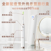 飞利浦(PHILIPS) 电动牙刷 亮白系列成人声波震动牙刷 HX6730升级节日礼物 木棉白HX2451/02