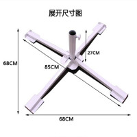 盛桐威户外太阳伞大型遮阳伞防晒防暴雨站岗 十字支架底座