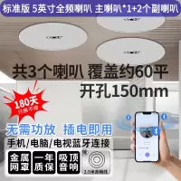 先科(SAST)G3 无线蓝牙吸顶音响 吊顶天花板公共广播喇叭音箱一拖二