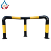 程篇 加油站防撞柱 防撞梁 加油岛防护栏 加厚钢管 3mm壁厚 弧形 φ108镀锌 1800*500mm