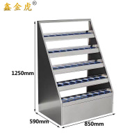 鑫金虎水杯柜40位不锈钢存放柜ZN5 850*590*1250mm