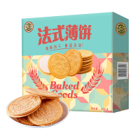 徐福记 法式薄饼500g