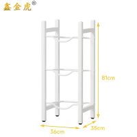 鑫金虎水桶置物架单排三层3位 360*350*810mm
