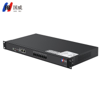 国威 HB1910 IPPBX网络程控电话交换机 SIP电话交换机 VOIP语音交换机 8外线128SIP分机