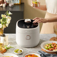 小熊(Bear)电饭煲 电饭锅 家用3升迷你小容量带蒸笼智能预约定时多功能煮米饭2-5人小型蒸饭器