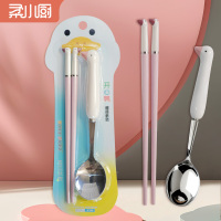 柔小厨小丫鸭儿童筷勺套装1套GU5123