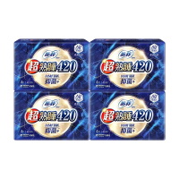 苏菲(SOFY) 量多夜用超熟睡420Air气垫 4片*4包 卫生巾