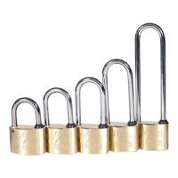 留阳 LiuY-z24 35mm宽90mm钩通开 黄铜 梅花挂锁 单位:把