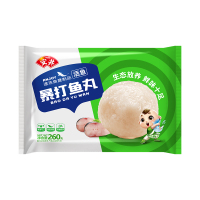 安井新品暴打鱼丸火锅煮汤软嫩鲜美可口活鱼现做关东煮 260g暴打鱼丸*3袋