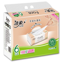 洁柔 抽纸纸巾078-06 120抽 6包/提 72包/箱 单位:件