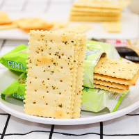 EDO PACK五谷梳打饼干五谷味100g*5袋苏打饼干低糖500g[袋]