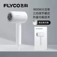 飞科(FLYCO)电吹风1800W大功率大风速家用负离子护发速干吹风机风筒FH6290