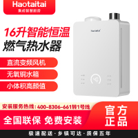 Haotaitai燃气热水器TQ16 16升智能恒温燃气热水器直流变频风机无氧铜水箱小体积高颜值