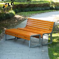 苏宁 金菲罗格 办公家具 户外公园椅室外庭院休闲防腐木椅