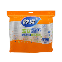 妙洁COOL酷杯240ml 120只装 1袋