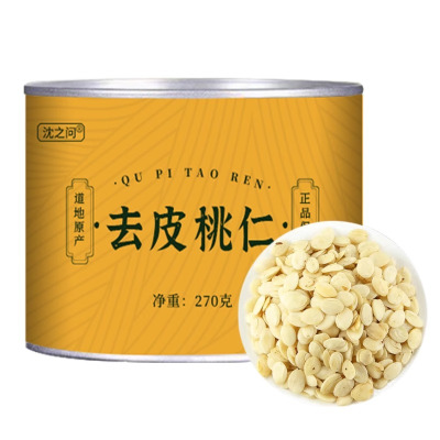 去皮桃仁中药材山桃仁桃仁生桃仁桃仁片干果正品去皮衣山桃仁挑仁