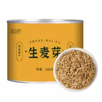 生麦芽官方店大麦芽泡茶泡水熟麦芽谷芽甄选正品生麦芽可搭山楂