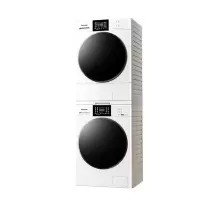 松下白月光3.0CC10kg洗烘套装家用智投除毛洗衣机烘干机